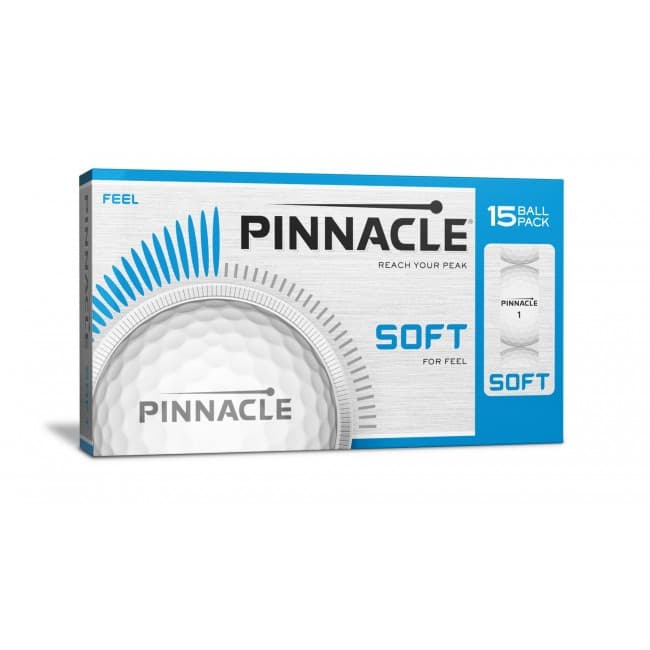 Custom Printed Pinnacle Soft Printed Golf Balls Boxed In 15'S