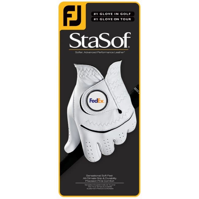 Custom Printed Fj (Footjoy) Stasoft Golf Glove With Your Logo On The Removable Ball Marker