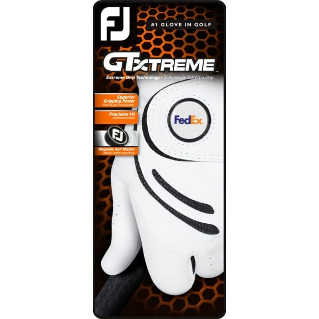 Custom Printed Fj (Footjoy) Gtxtreme Golf Glove With Your Logo On The Removable Ball Marker