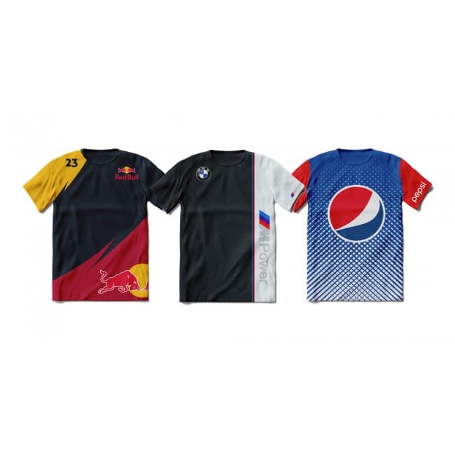 Custom Printed Custom Design Sports/Running T-Shirt/Top With Your Logo Printed Full Colour To Both Sides