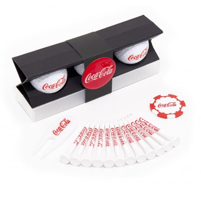 Custom Printed Xpack 1, 3 Ball Golf Gift Set