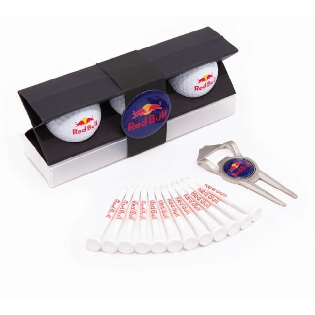 Custom Printed Xpack 9, 3 Ball Golf Gift Set