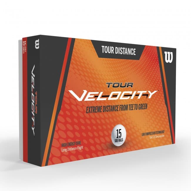 Custom Printed Wilson Staff Tour Velocity White Printed Golf Balls