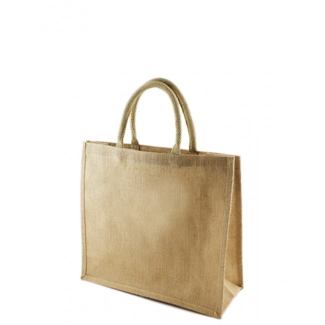 Custom Printed Tembo Laminated Jute Shopper