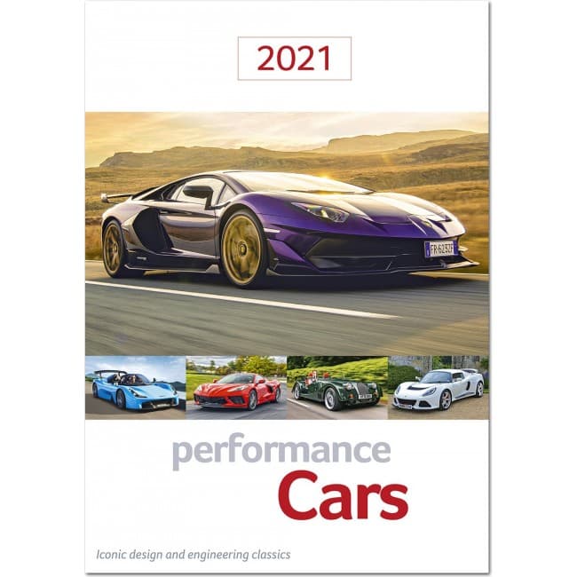 Custom Printed Performance Cars Wall Calendar