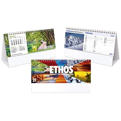 Custom Printed Ethos Desk Calendar