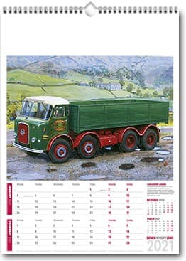 Custom Printed Down Memory Lane Wall Calendar