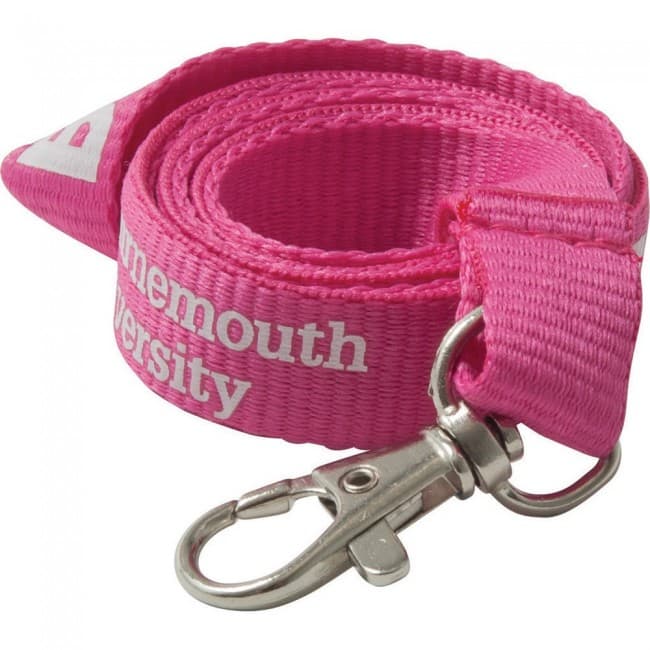 Custom Printed 20mm Flat Polyester Lanyard