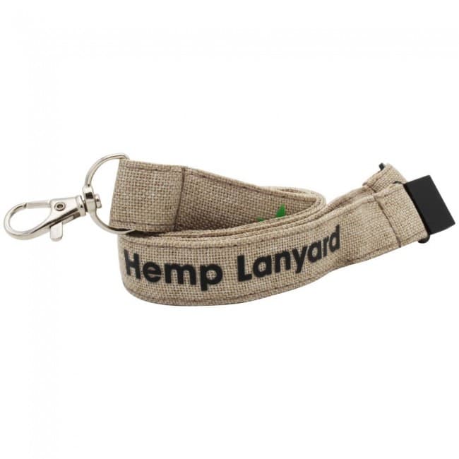 Custom Printed 10mm Hemp Lanyard