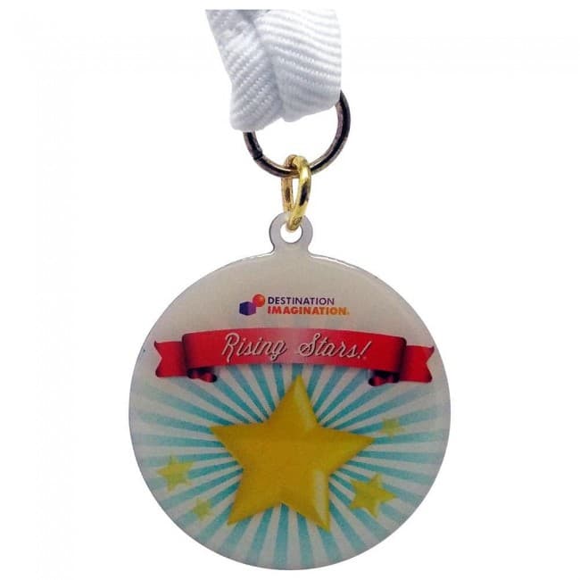 Custom Printed 50mm Medal Printed Full Colour 1.2mm