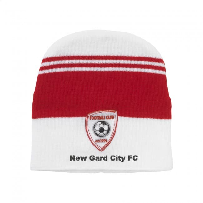 Custom Printed Supporter Beanie including embroidery