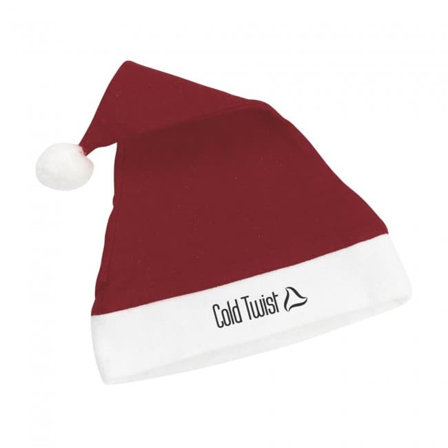 Custom Printed Santa Hat