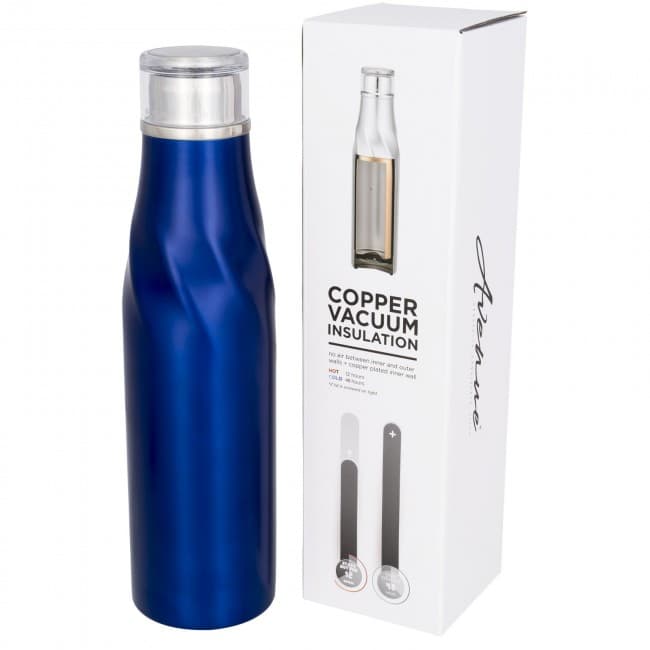 Custom Printed Hugo auto-seal copper vacuum insulated bottle - Image 1