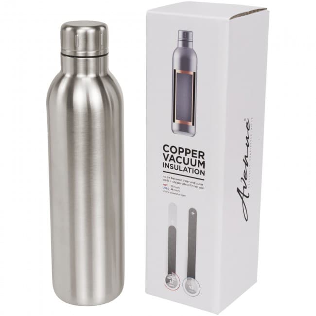 Custom Printed Thor 510 ml copper vacuum insulated sport bottle - Image 6