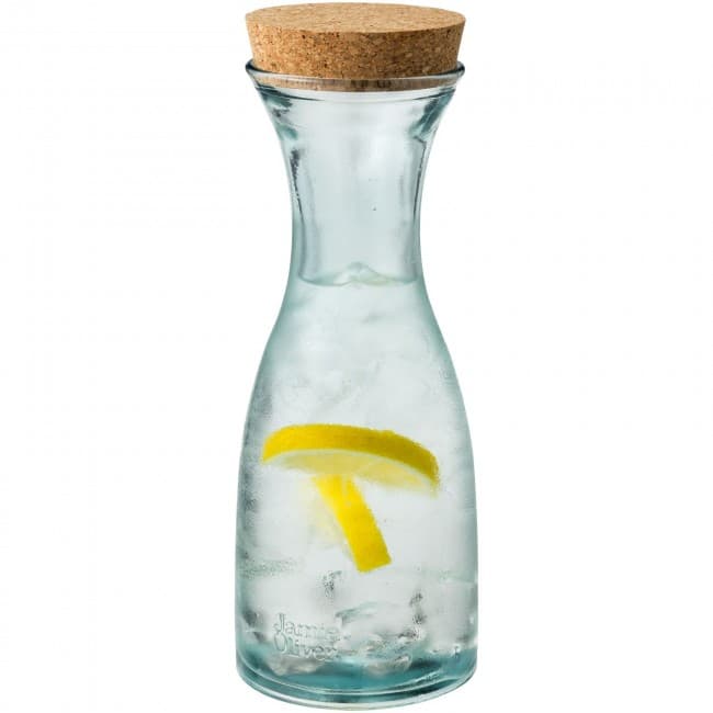 Custom Printed Zest carafe made from recycled glass