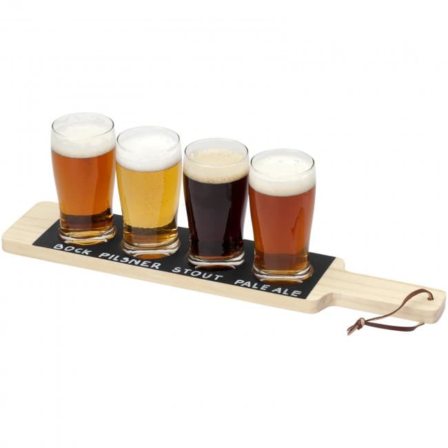 Custom Printed Cheers beverage flight serving tray