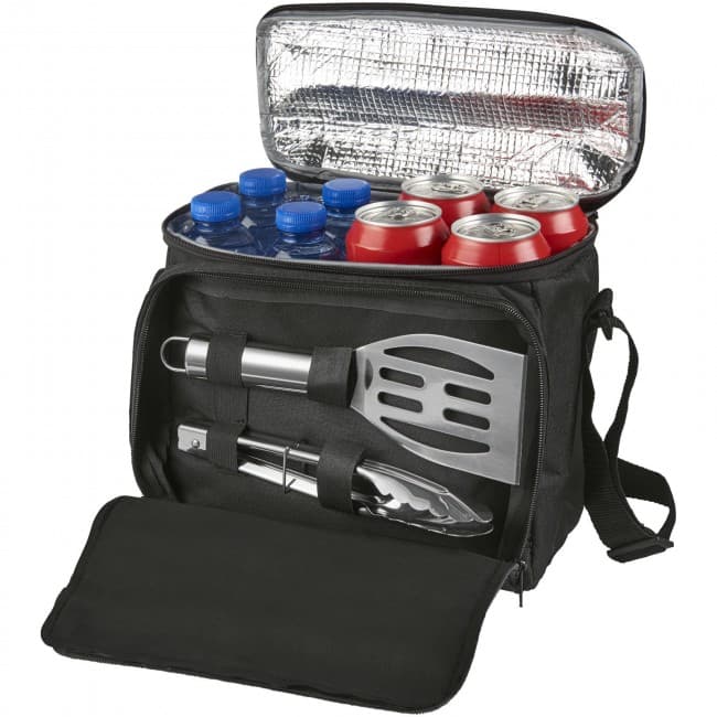 Custom Printed Mill 2-piece BBQ set with cooler bag