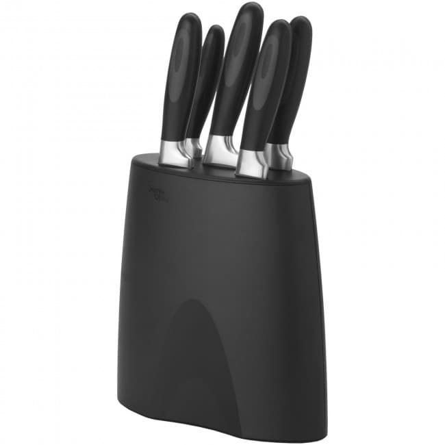 Custom Printed Knife block with 5 knives