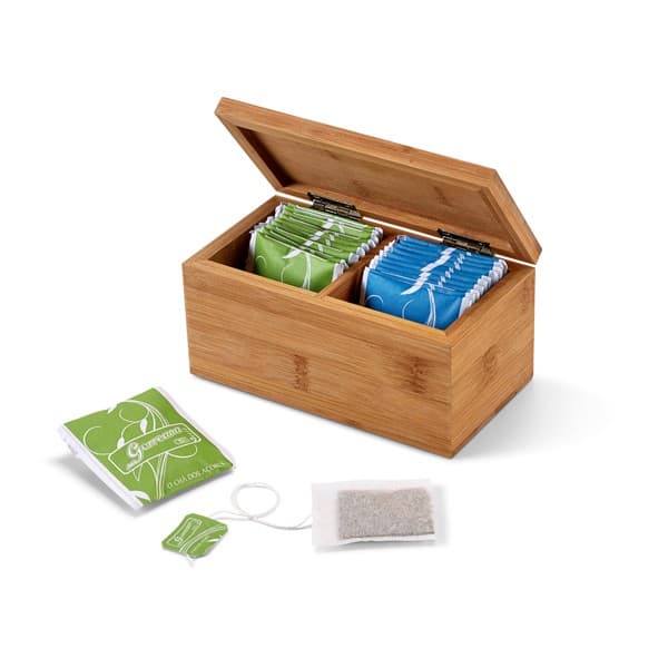 Custom Printed Bamboo Tea Box