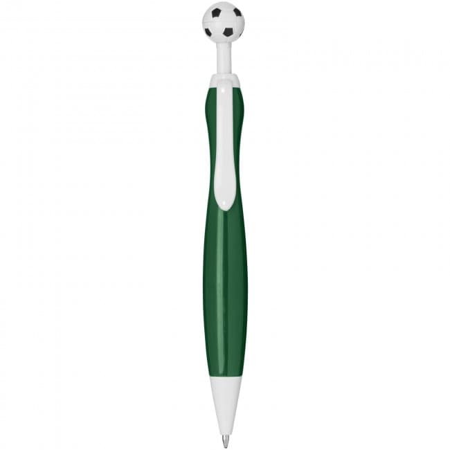 Custom Printed Naples ballpoint pen with football-shaped clicker - Image 2