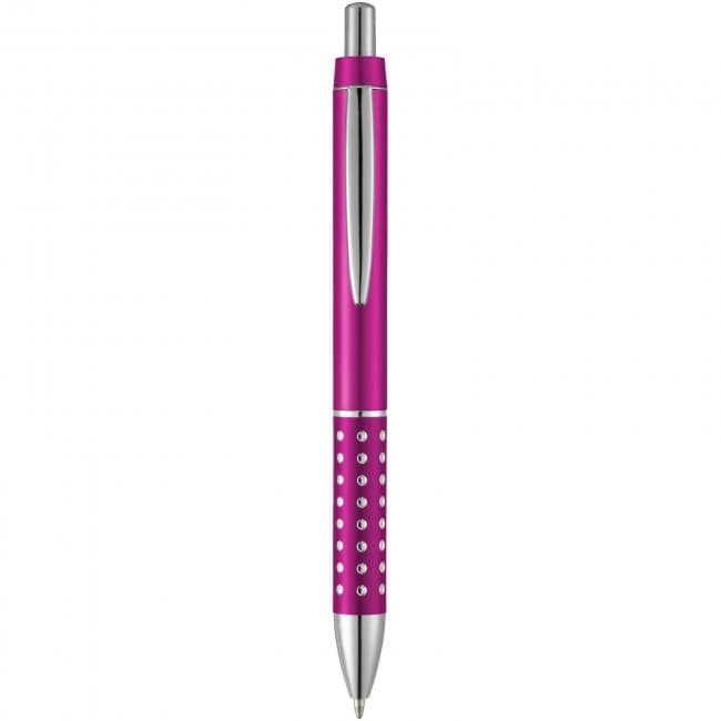 Custom Printed Bling ballpoint pen with aluminium grip - Image 1