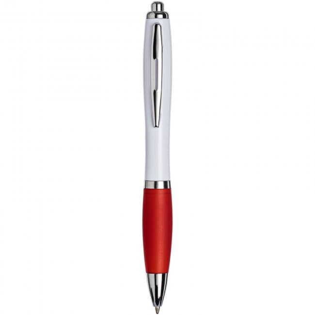 Custom Printed White Curvy Ballpen : White: - Image 6