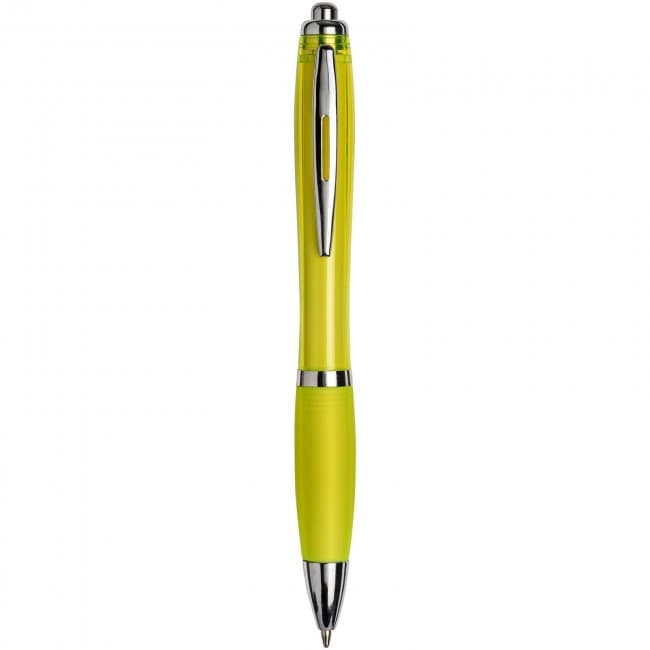 Custom Printed Curvy Ballpen : Black: - Image 1