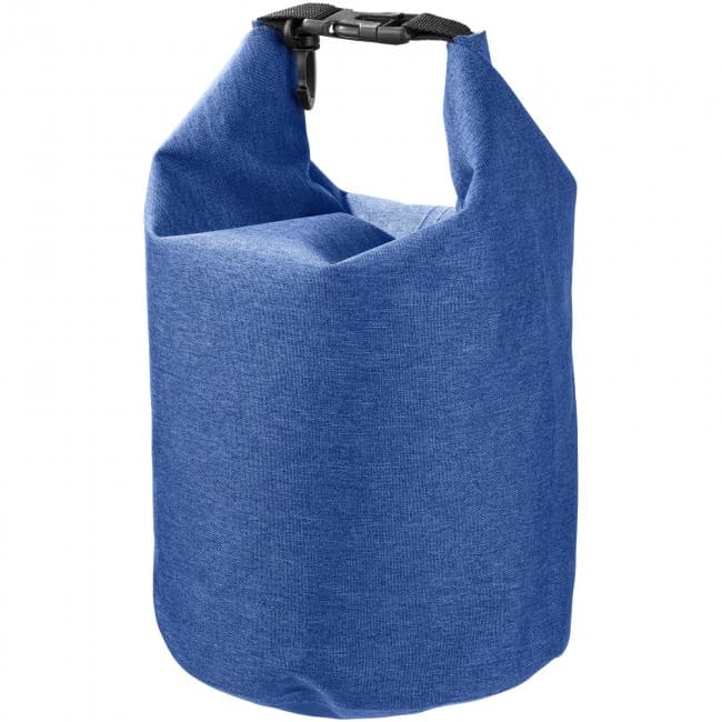 Custom Printed Traveller 5 litre heathered waterproof bag - Image 3