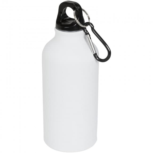 Custom Printed Oregon matte 400 ml sport bottle with carabiner - Image 3