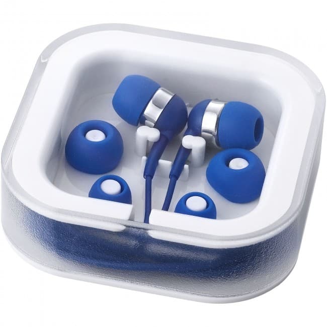 Custom Printed Sargas lightweight earbuds - Image 3