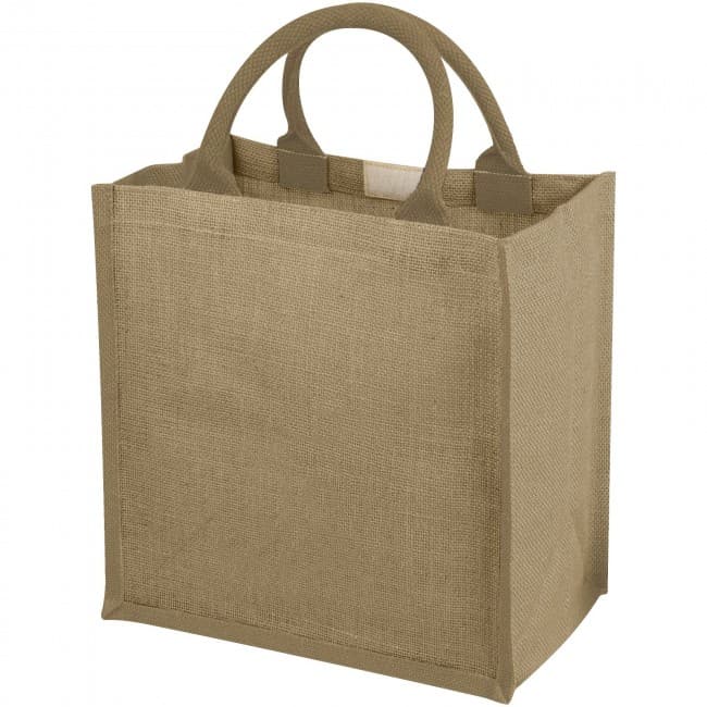 Custom Printed Chennai tote bag made from jute - Image 4