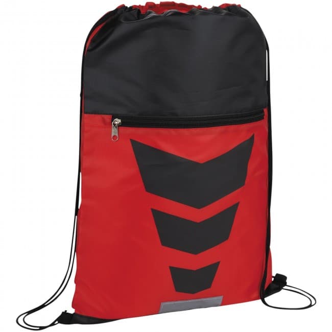 Custom Printed Courtside drawstring backpack - Image 2