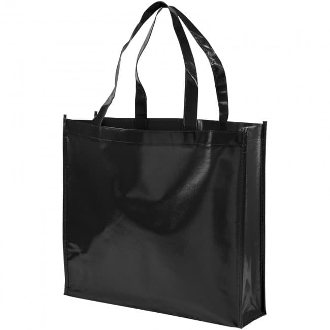 Custom Printed Shiny laminated non-woven shopping tote bag - Image 9