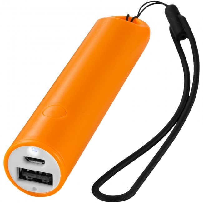 Custom Printed Bam 2200 mAh power bank with lanyard and LED light - Image 2