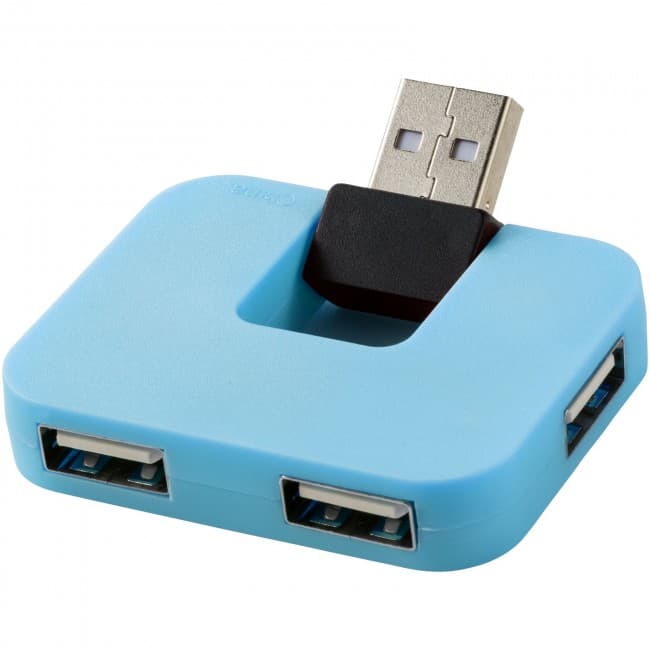 Custom Printed Gaia 4-port USB hub - Image 4