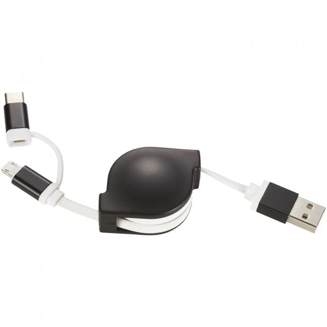 Custom Printed Triple 3-in-1 charging cable - Image 2