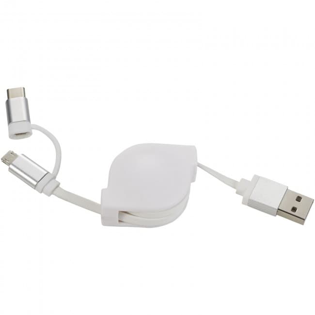 Custom Printed Triple 3-in-1 charging cable - Image 1