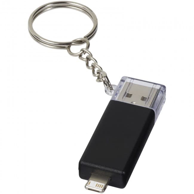 Custom Printed Slot 2-in-1 charging keychain - Image 4