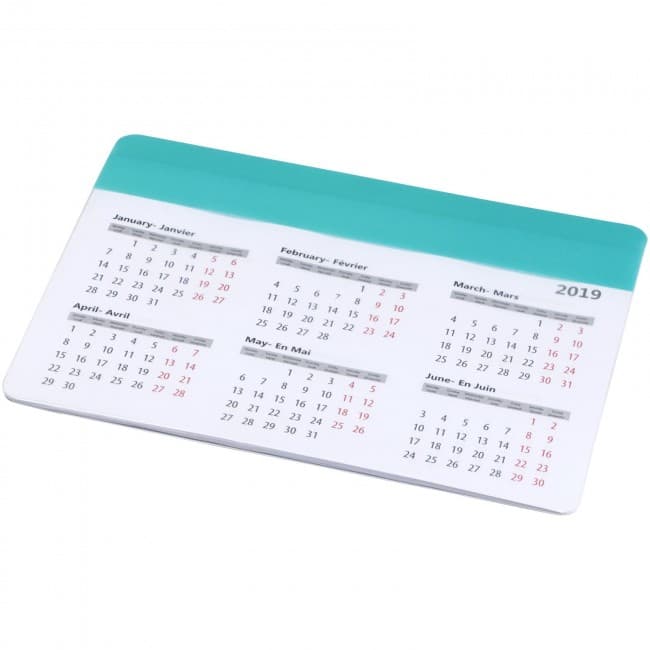 Custom Printed Chart mouse pad with calendar - Image 1