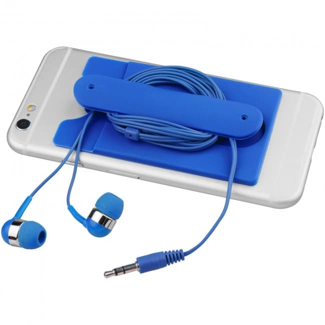 Custom Printed Wired earbuds and silicone phone wallet - Image 5