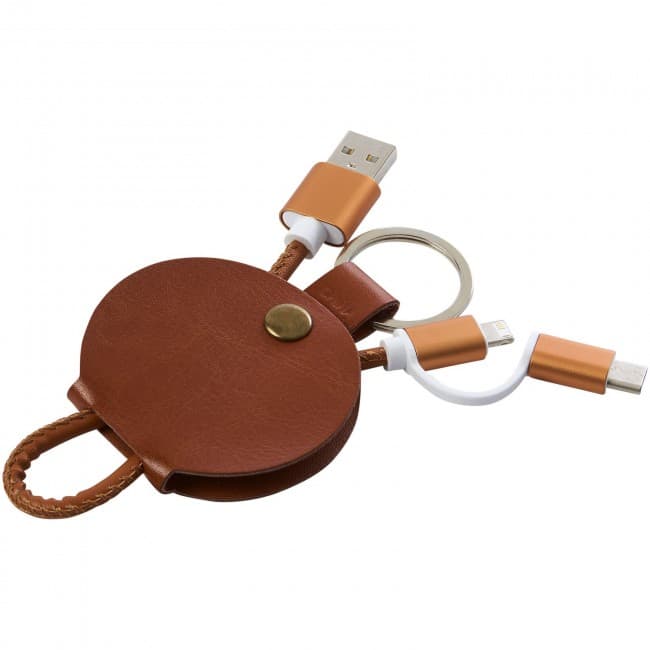 Custom Printed Gist 3-in-1 charging cable - Image 2