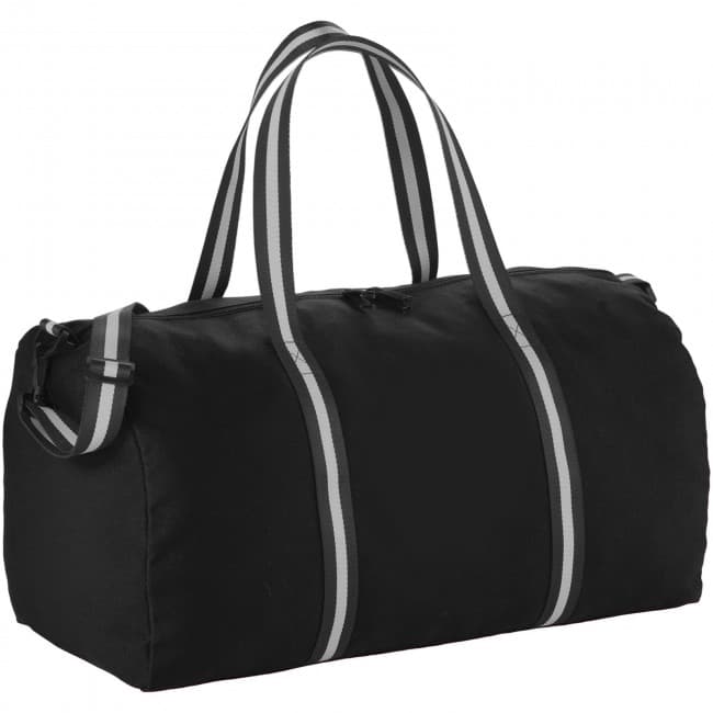 Custom Printed Weekender cotton travel duffel bag - Image 3