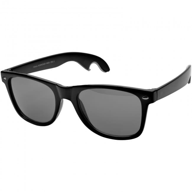 Custom Printed Sun Ray sunglasses with bottle opener - Image 4