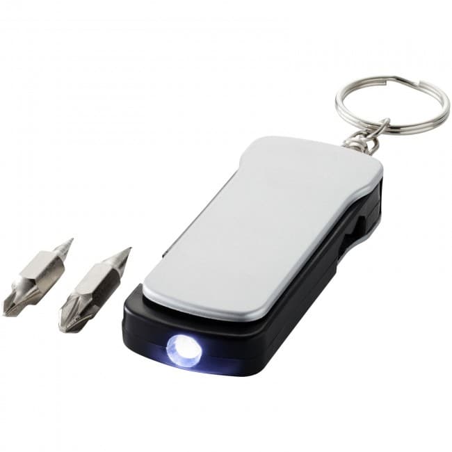 Custom Printed Maxx 6-function keychain too with LED light