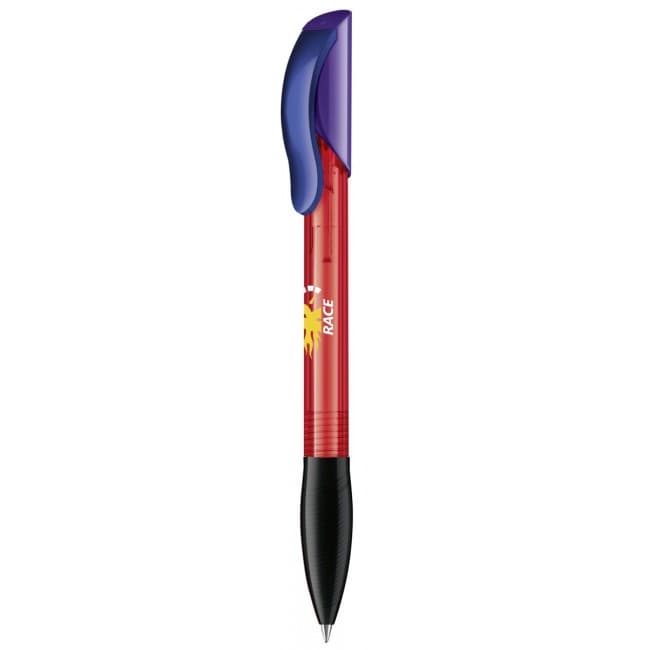 Custom Printed senator Hattrix Mix & Match plastic ball pen (polished/clear)