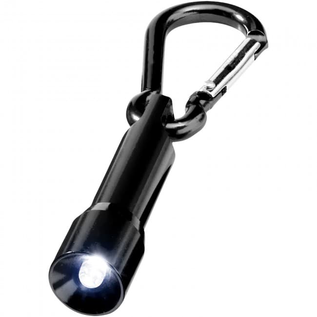 Custom Printed Lyra LED keychain light with carabiner - Image 2