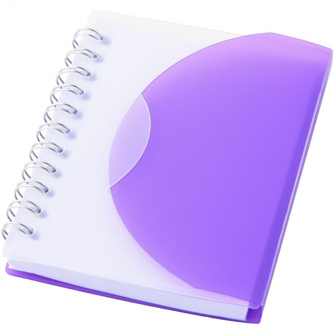 Custom Printed Post spiral A7 notebook with blank pages - Image 4