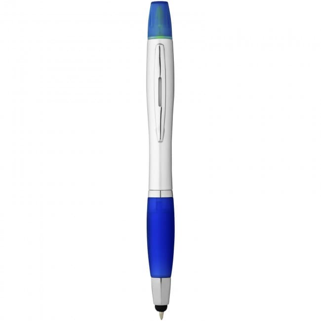 Custom Printed Nash dual stylus ballpoint pen and highlighter - Image 3