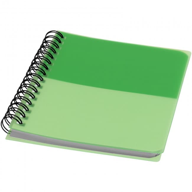 Custom Printed Colour-block A6 spiral notebook - Image 2