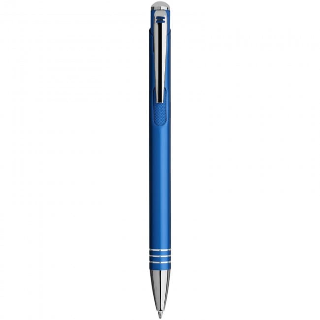 Custom Printed Izmir ballpoint pen with knurled pusher - Image 4